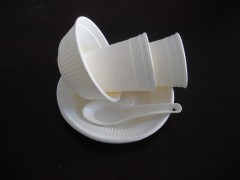 可以吃的純淀粉全降解餐具及包裝制品流水線(xiàn)