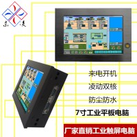 雙網(wǎng)口7寸工業(yè)控制計(jì)算機(jī)win7/8