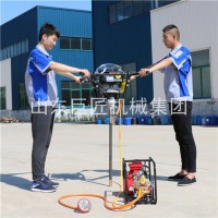 巨匠雙人背包式巖心鉆機 淺層取樣鉆機進口動力馬力大