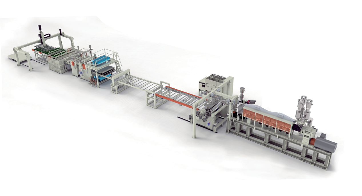 燚塑陽光板生產線