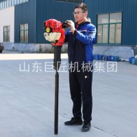 QTZ-2型干取土鉆機沖擊式取樣完整不用水微型輕便