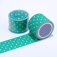 來(lái)圖定制亮晶晶朵朵小花珠光磨砂手帳膠帶