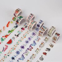 來(lái)圖定制小清新彩色印刷DIY素材和紙膠帶